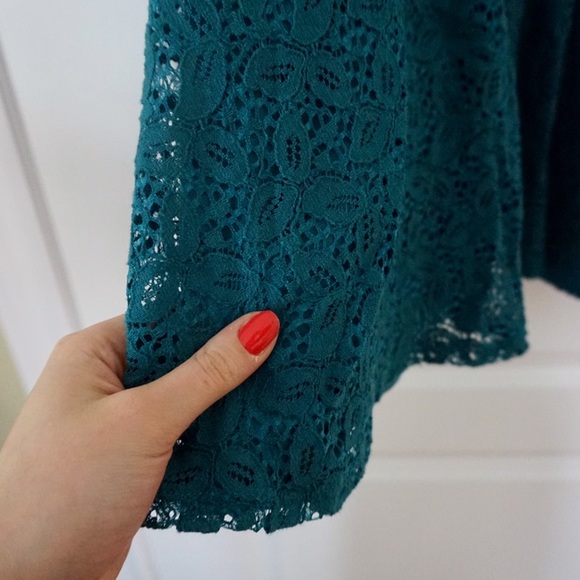 TURQUOISE FLORAL DRESS - Picture 3 of 4